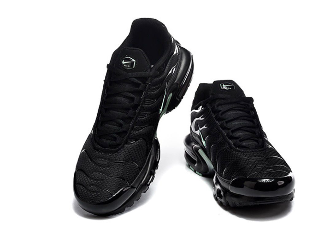 NIKE AIR MAX PLUS TUNED 1 BLACK MINT GREEN HOMME